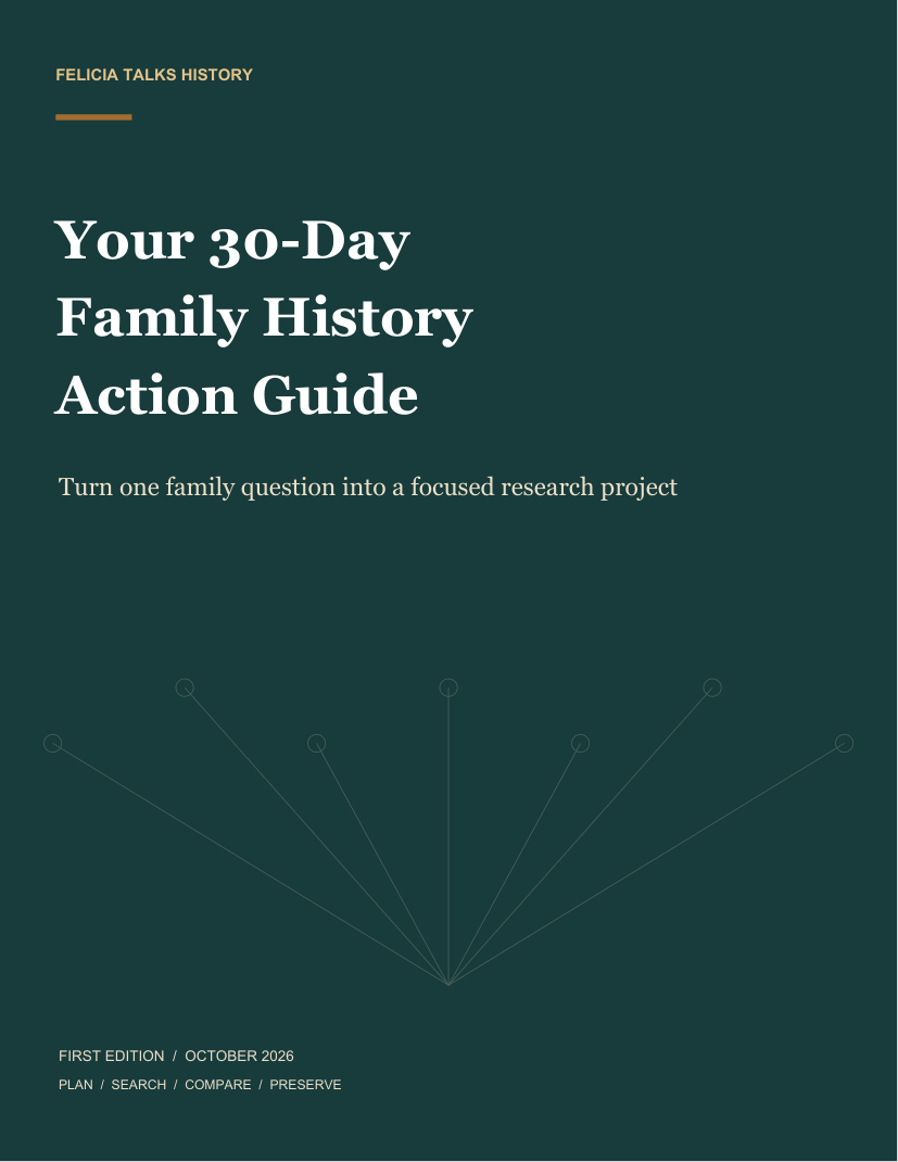 Your 30-Day Family History Action Guide cover
